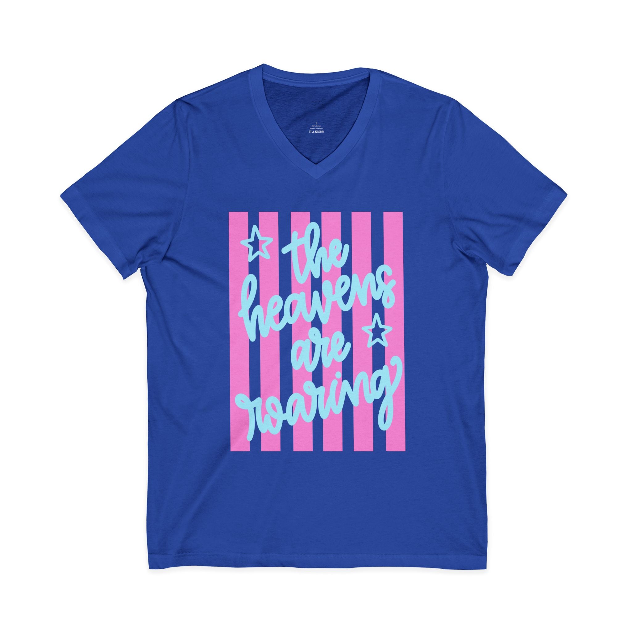 The Heavens Are Roaring V-Neck Tee
