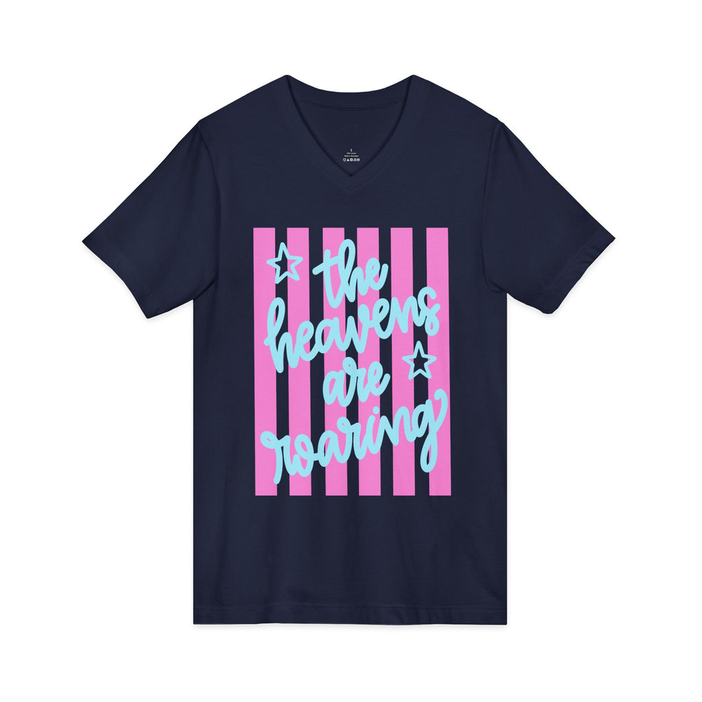 The Heavens Are Roaring V-Neck Tee