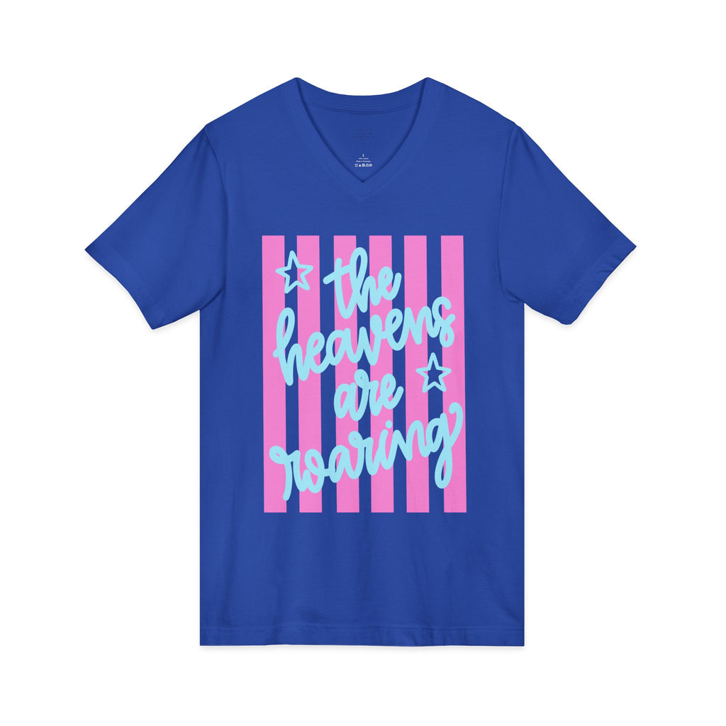 The Heavens Are Roaring V-Neck Tee