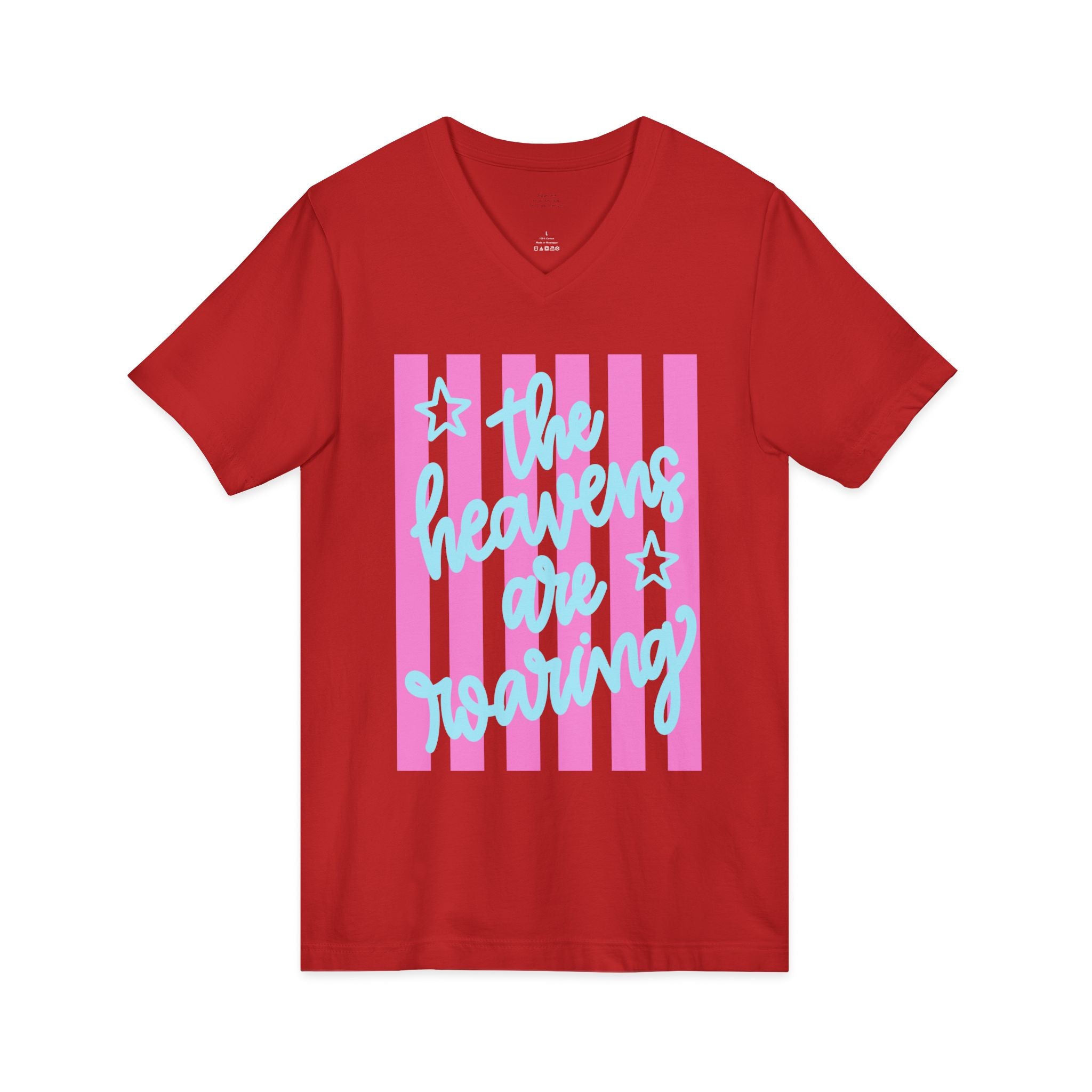 The Heavens Are Roaring V-Neck Tee