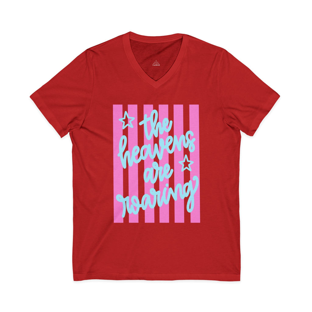 The Heavens Are Roaring V-Neck Tee