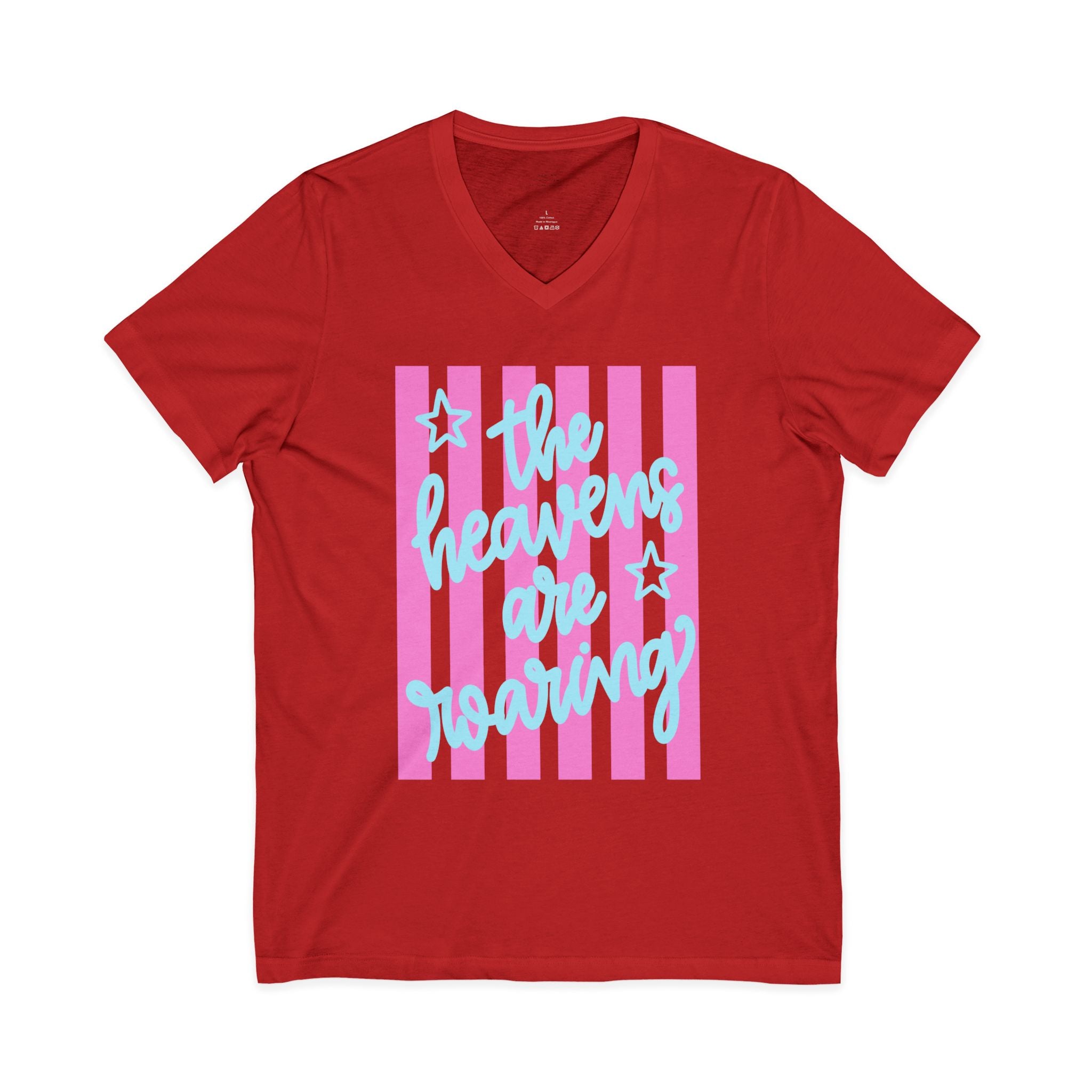 The Heavens Are Roaring V-Neck Tee